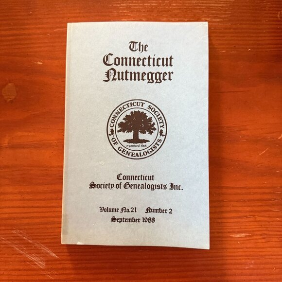 The Connecticut Nutmegger Genealogy Journal Lot Of 5 (1983 &1988) - Picture 5 of 5